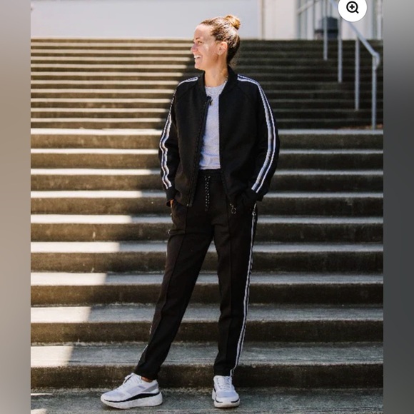 GOAL * FIVE Powerstripe LS Track Jacket Women Black Size XL NWOT - Picture 6 of 15